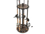 Rush Creek Creations 16 Round Rod Storage Rack with 38mm Steel Post Camouflage Realtree / Black 39-7009