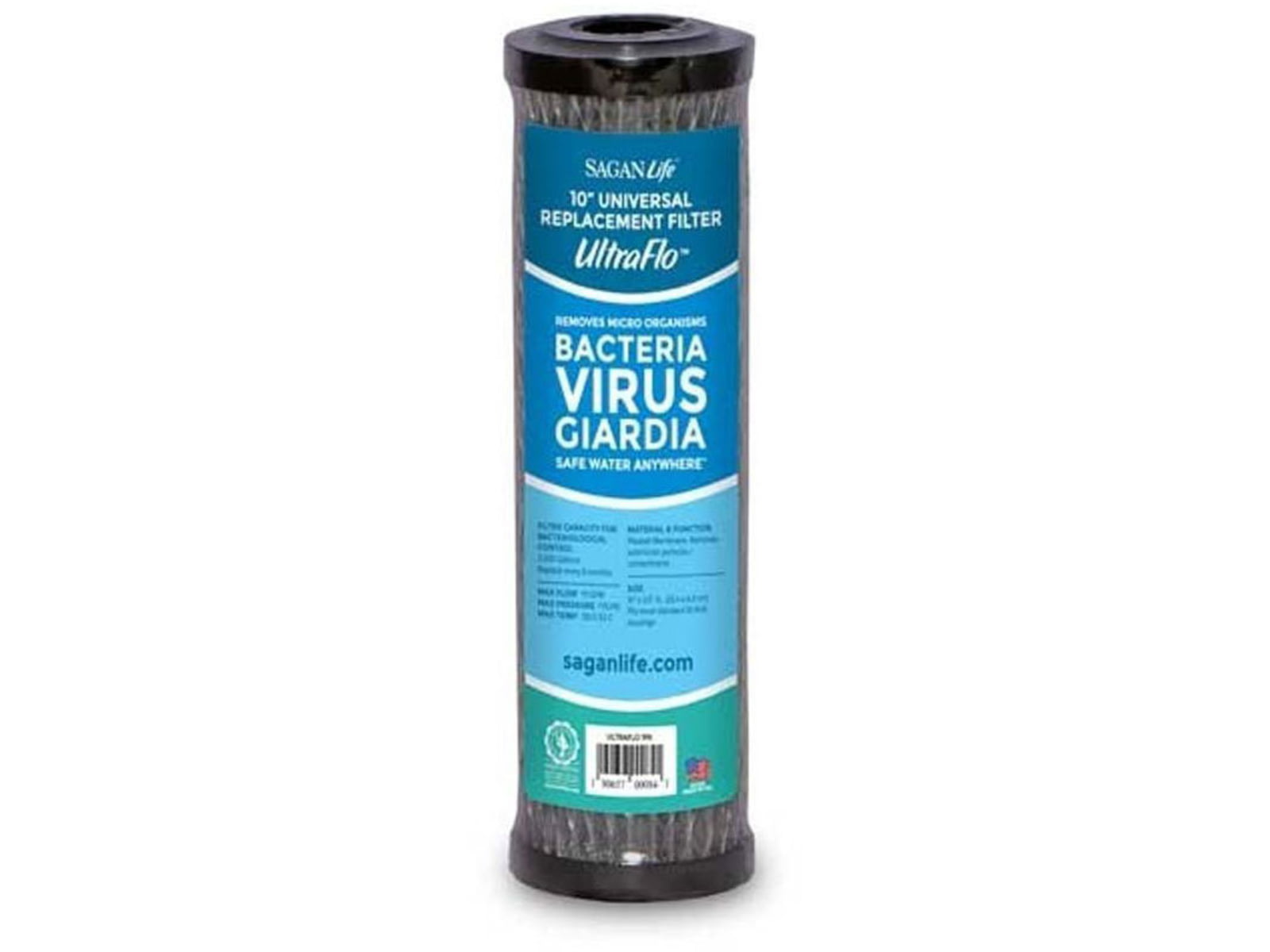 Sagan UltraFlo Universal Water Filter 10in