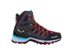 USED Salewa MTN Trainer Lite Mid GTX Hiking Shoes - Women's Premium Navy/Blue Fog
