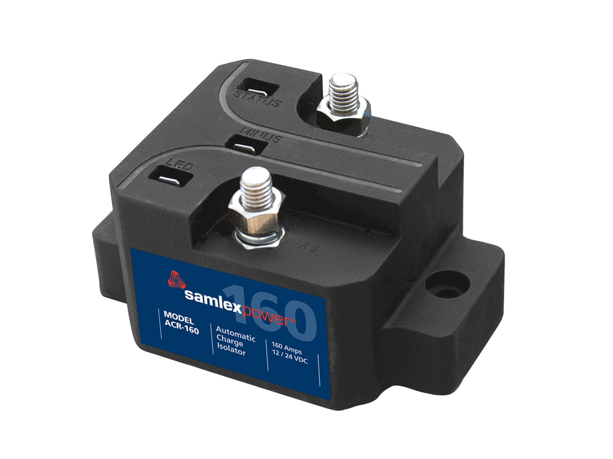 Samlex America 160A Automatic Charge Isolator - 12V or 24V One Size ACR-160