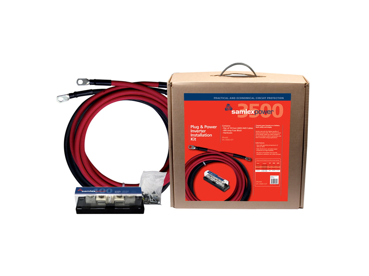 Samlex America Inverter Installation Kit f/3500W Inverter 400A DC-3500-KIT