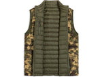 Savage Arms Reversible Duck Down Vest-Men's Woodland Green Camo Medium