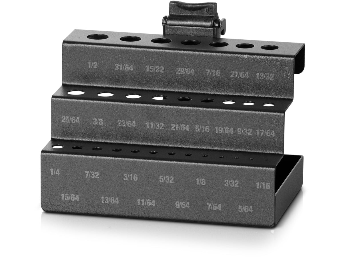 Savior Equipment WRS Attachments - Drill Bit Rack Obsidian Black WRS-ACC-DRLBIT-BK