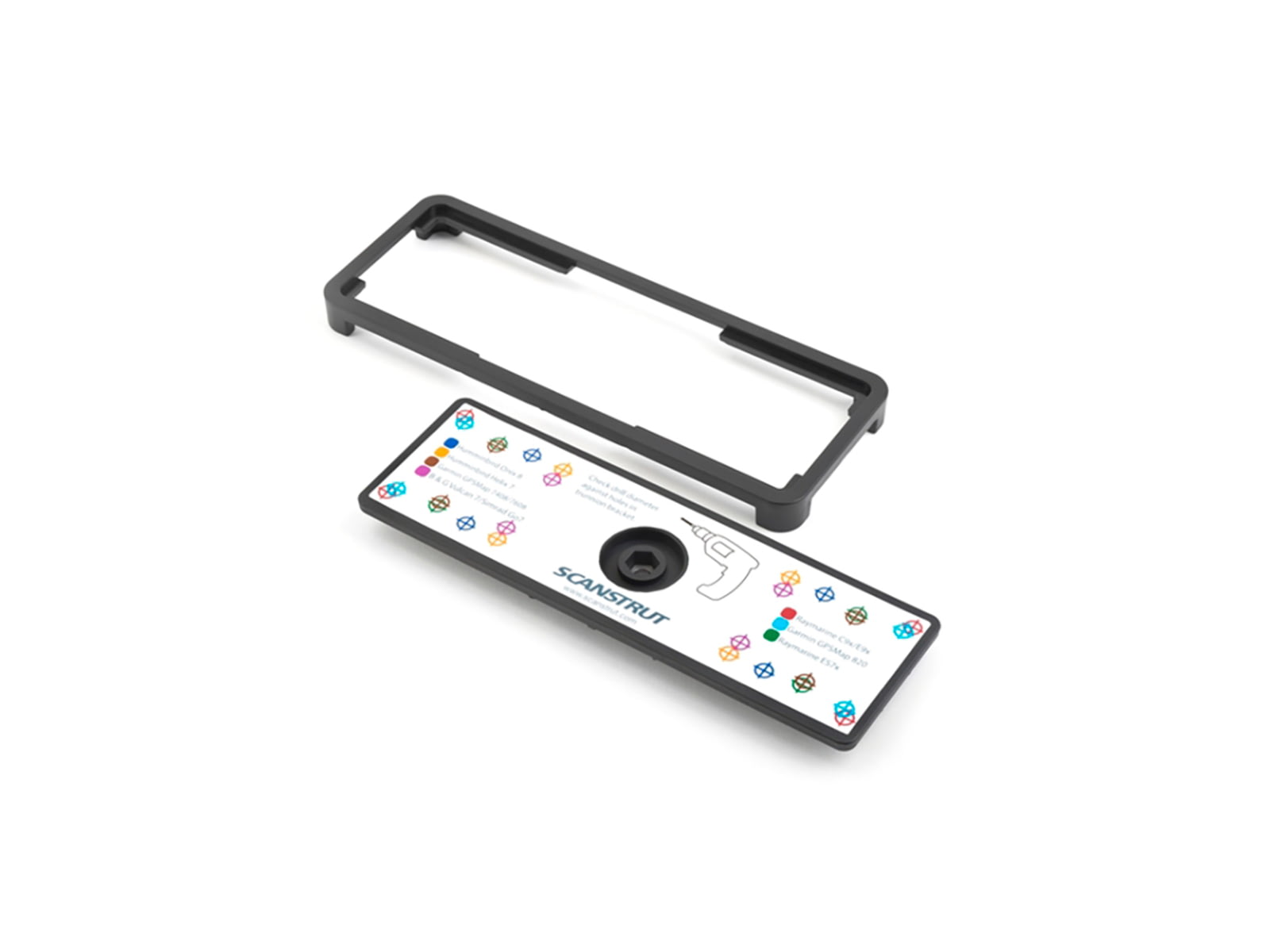 Scanstrut ROKK Universal Self-Drill Top Plate - Suits a Wide Range of Marine Displays RL-513