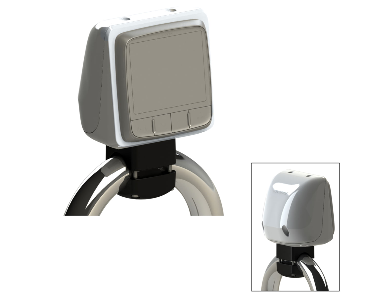 Scanstrut Scanpod Single Instrument Pod Rail Mount - Cut f/Standard Instrument - Fits 1" - 1.33" Rails SPR-1I-RM