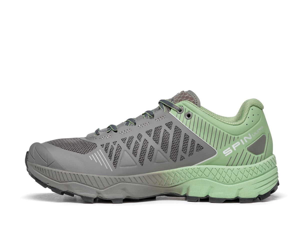Scarpa Spin Ultra Trailrunning Shoes - Women's 40 Euro Shark/Mineral Green 33069/352-SrkMgrn-40