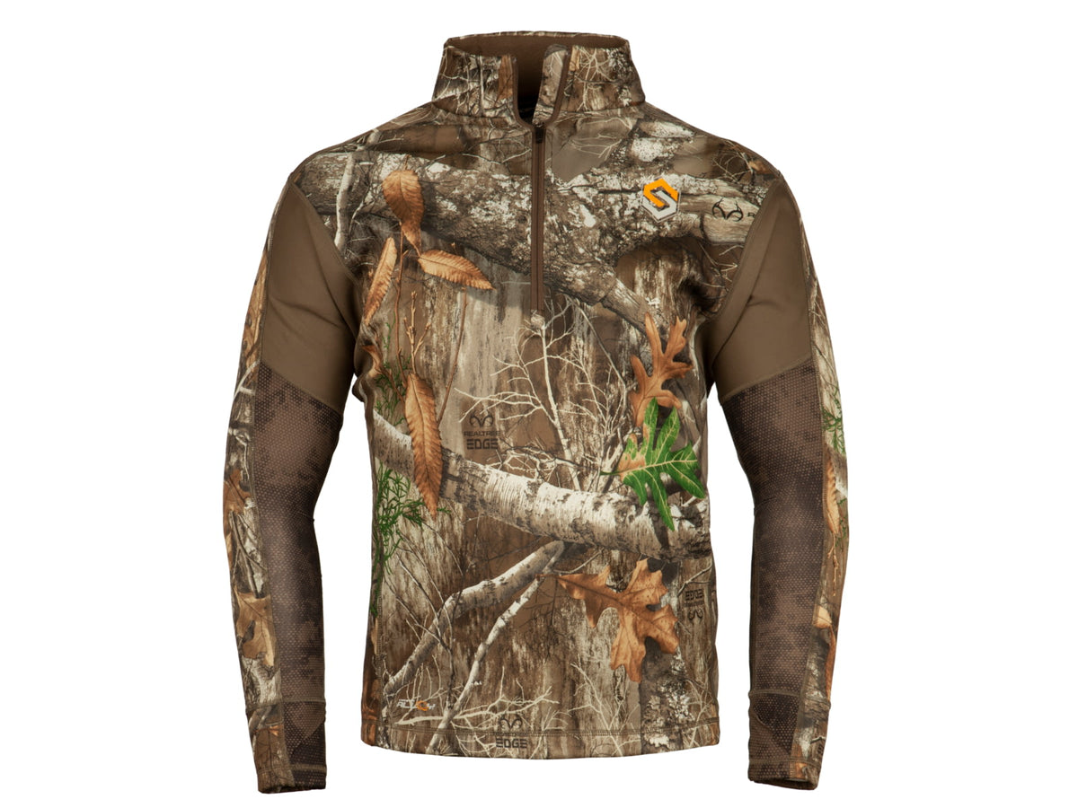 ScentLok Baseslayers AMP Midweight Top - Men's Realtree Edge Medium 82606-153-MD