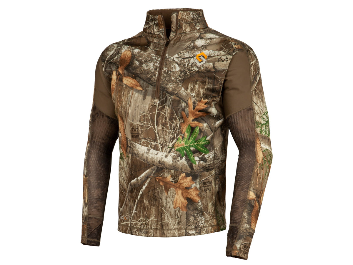 ScentLok Baseslayers AMP Midweight Top - Men's Realtree Edge Medium 82606-153-MD