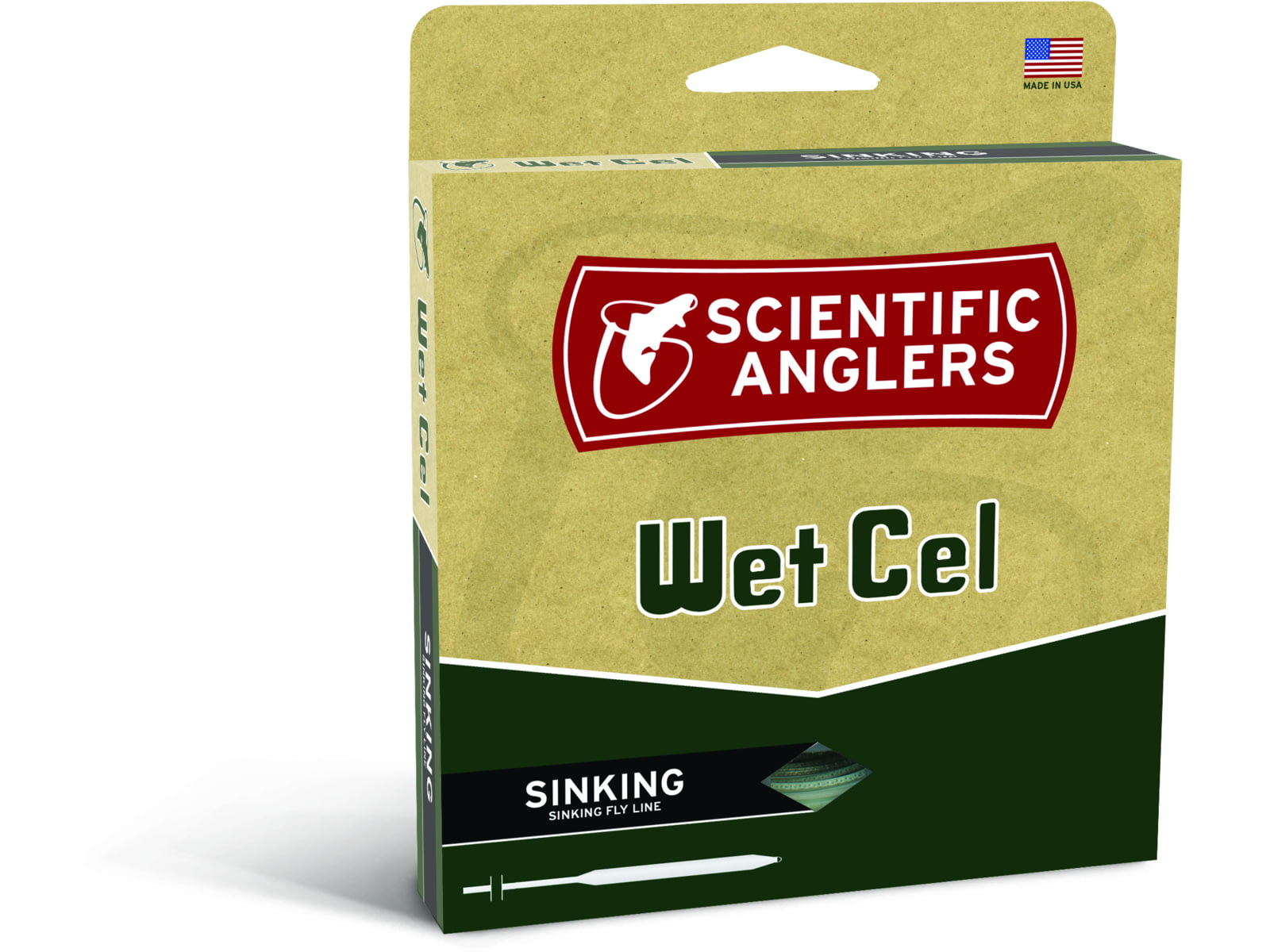 Scientific Anglers WetCel WF 6-S Sinking Fly Line Type IV Weight Forward Charcoal 112314