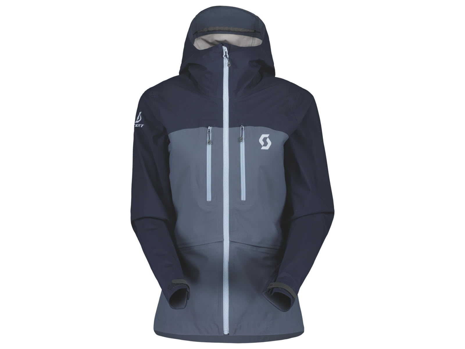 SCOTT Explorair DryoSpun 3L Jacket - Women's Dark Blue/Metal Blue Small
