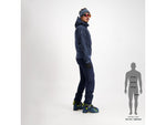 SCOTT Explorair Hybrid LT Jacket - Men's Dark Blue/Metal Blue Large