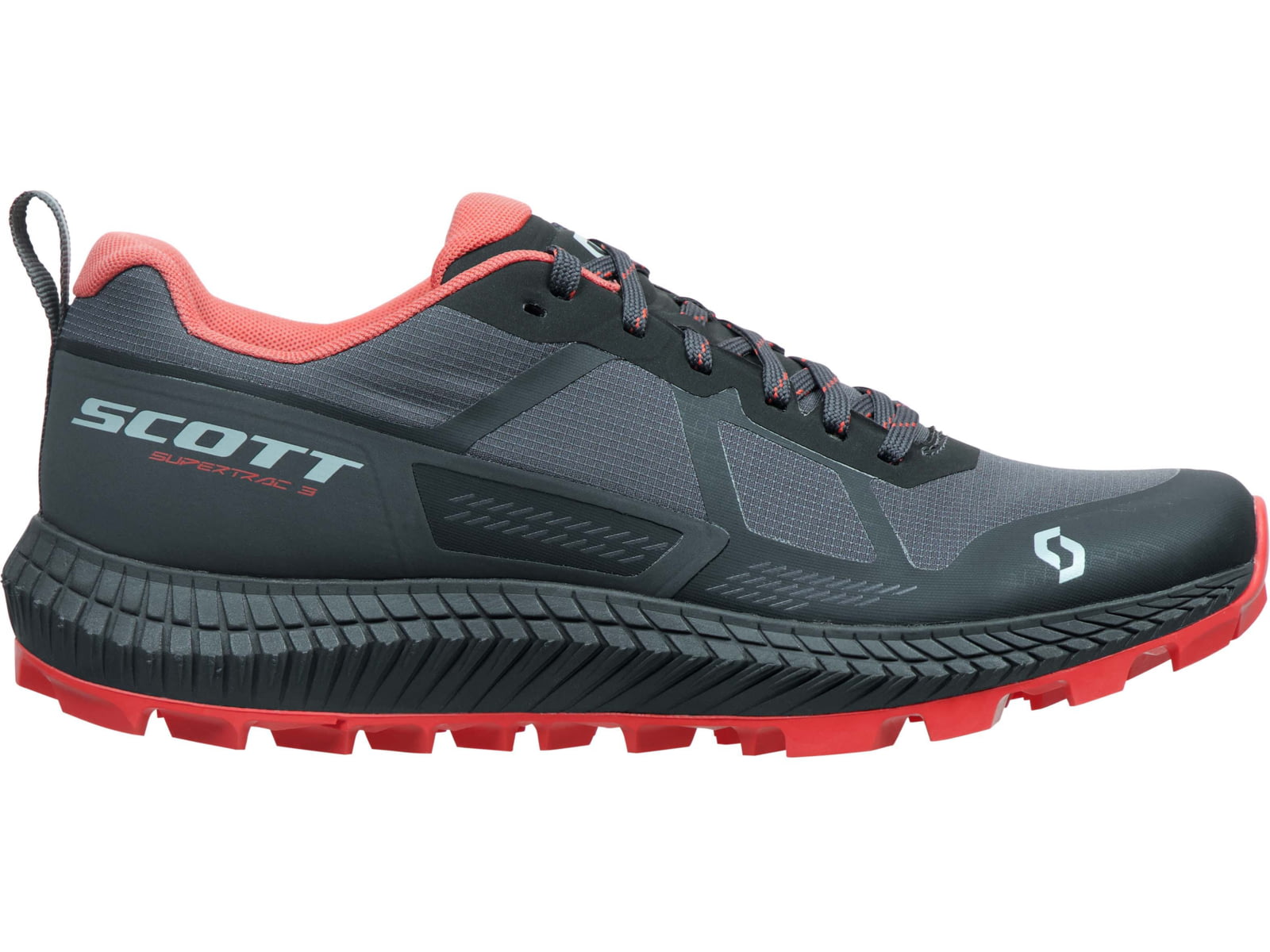 SCOTT Supertrac 3 Shoes - Womens Black/Coral Pink
