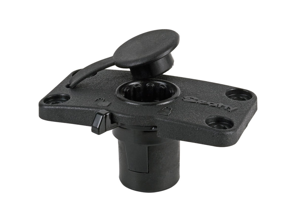 Scotty Locking Flush Mount With Rain Cap 790451