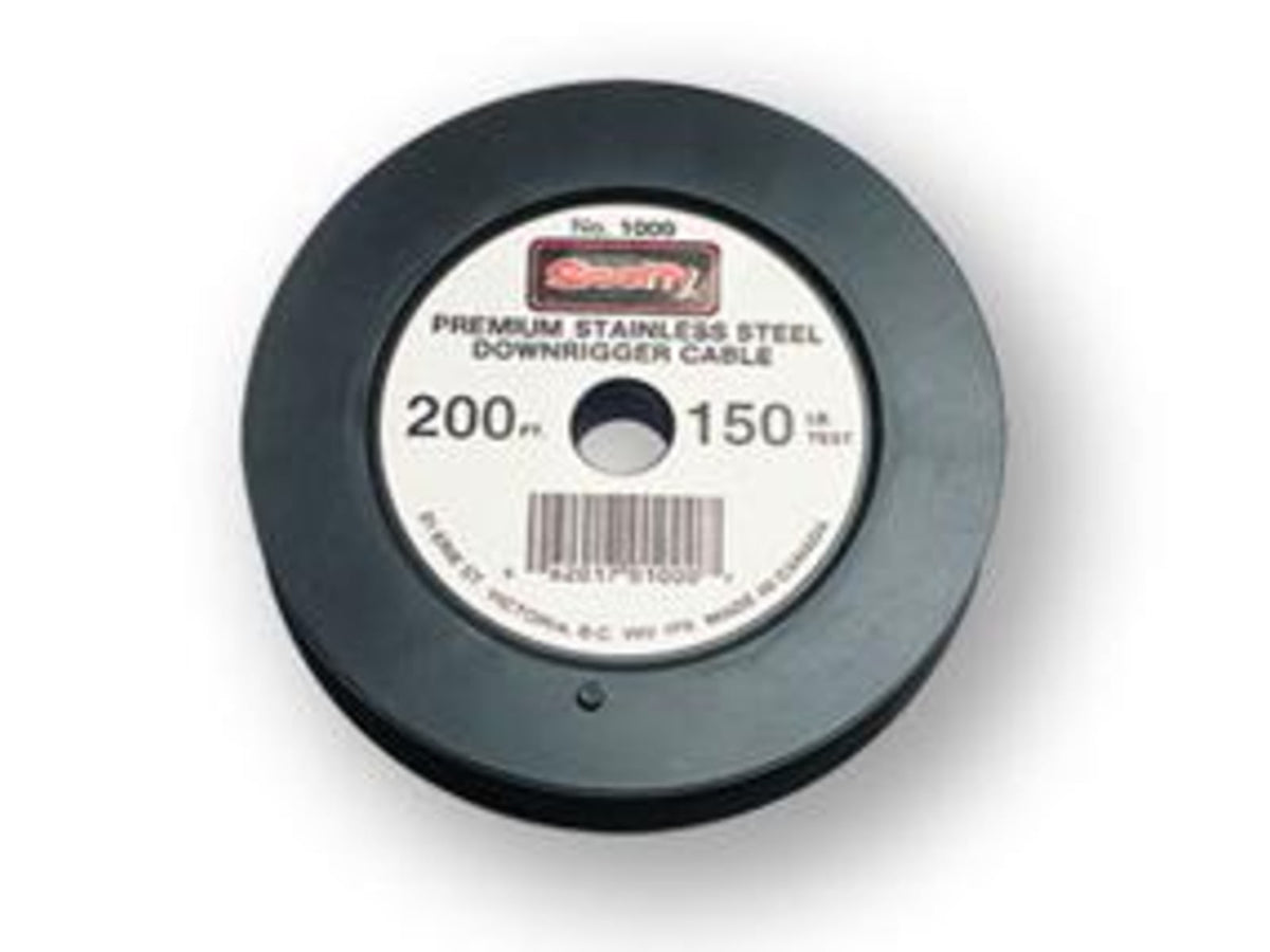 Scotty 1001 Premium SS Downrigger Cable 300ft 150lb 1001