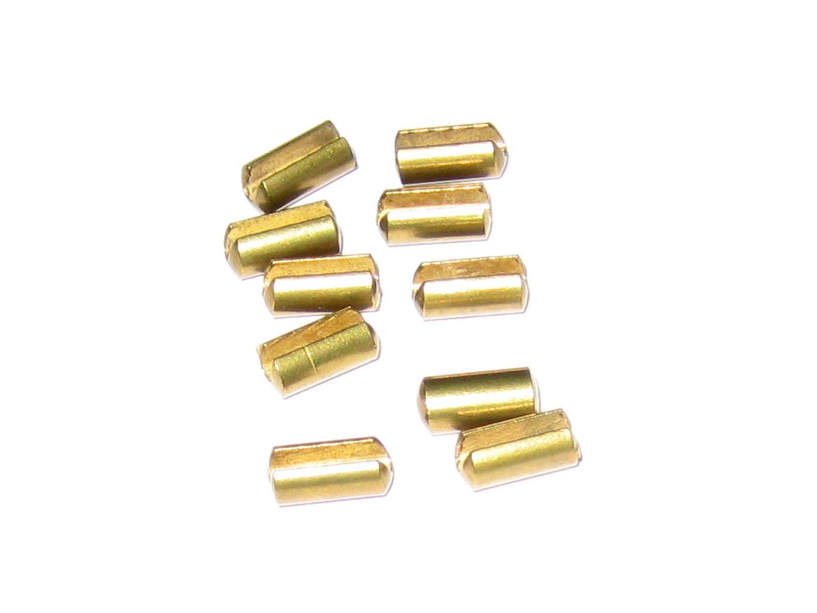 Scotty 1007 Release Clip Locators Slotted Brass 10 Pack 1007
