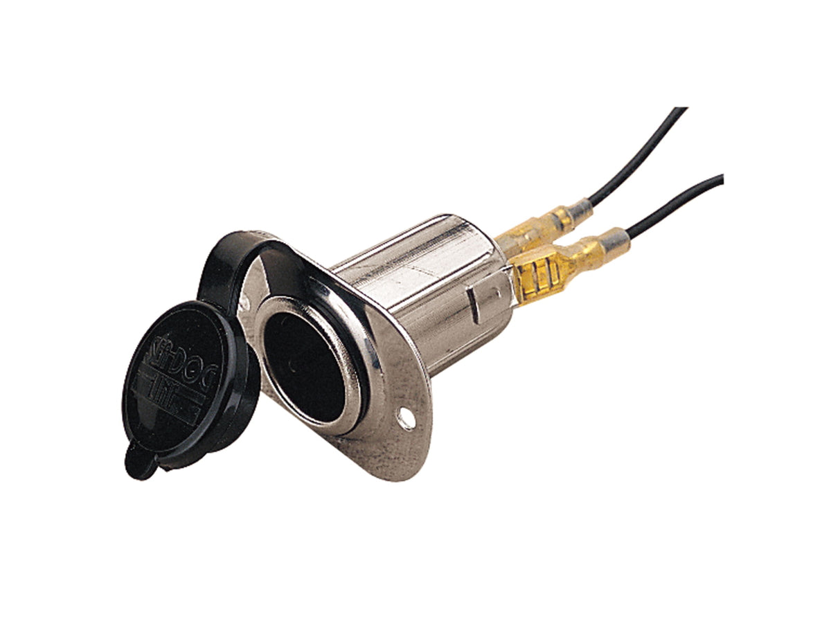 Sea-Dog 12V Stainless Steel Power Socket One Size 426053-1