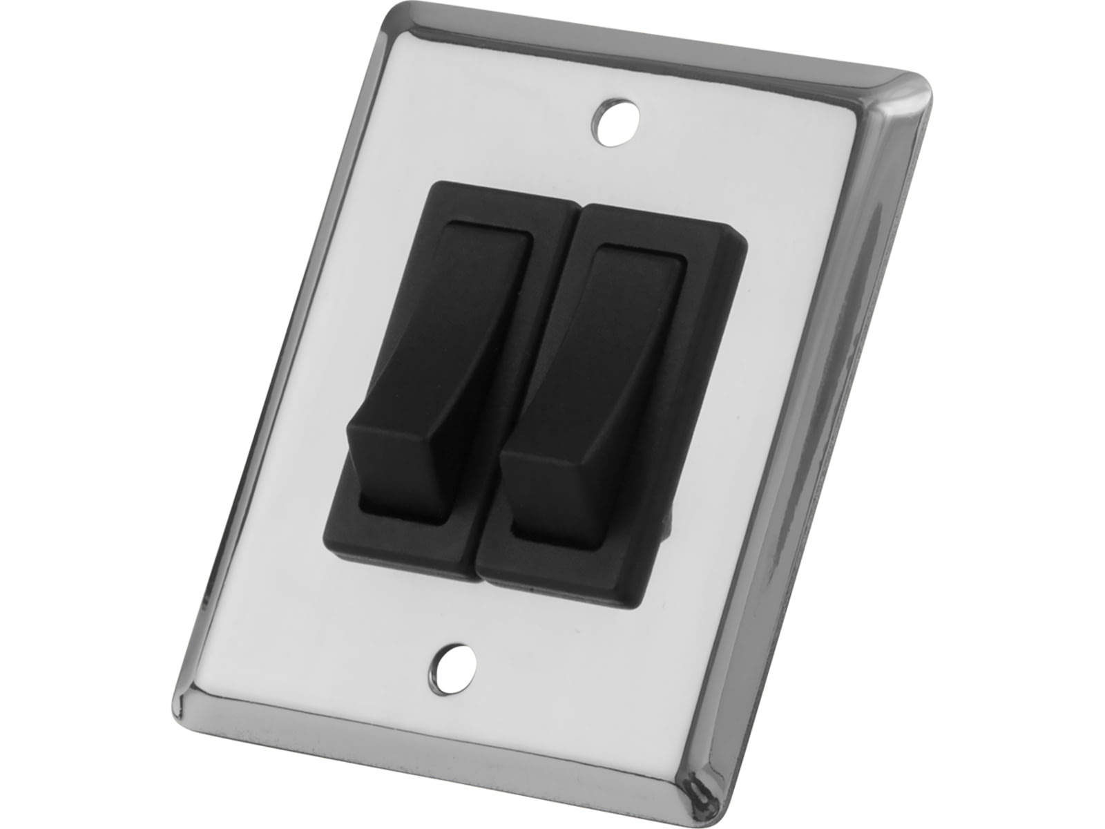 Sea-Dog Double Gang Wall Switch - Stainless Steel One Size 403020-1