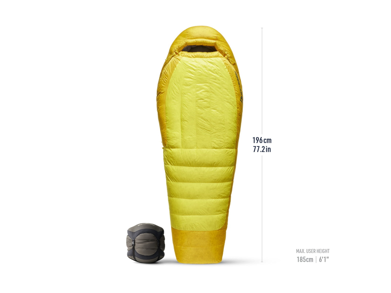 Sea to Summit Alpine Down -20F/-29C Sleeping Bag Blazing Yellow