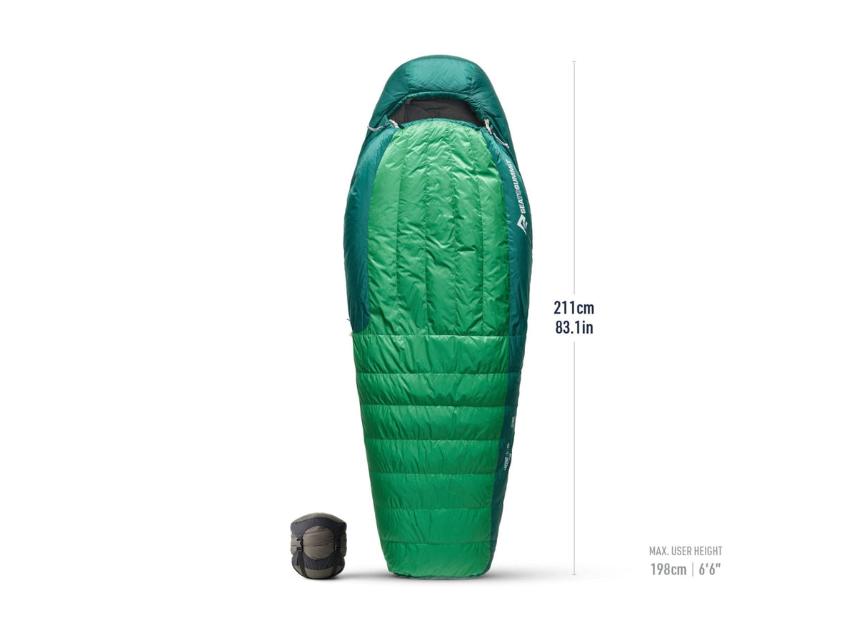 Sea to Summit Ascent Down 15F/-9C Sleeping Bag Rain Forest Green