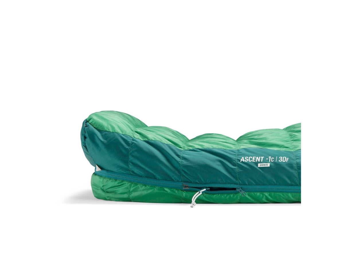 Sea to Summit Ascent Down 15F/-9C Sleeping Bag Rain Forest Green