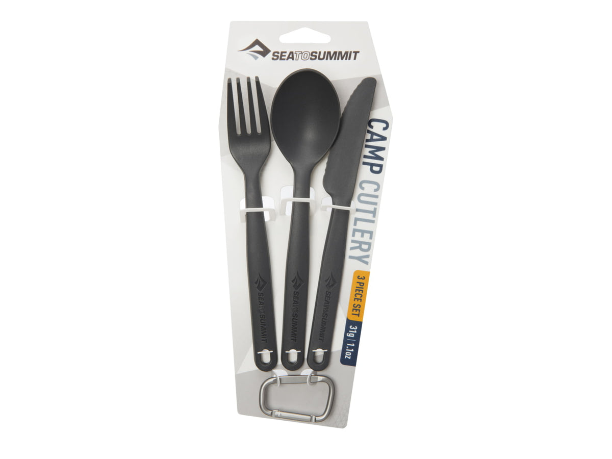 Sea to Summit Camp Cutlery Utensil Set Charcoal
