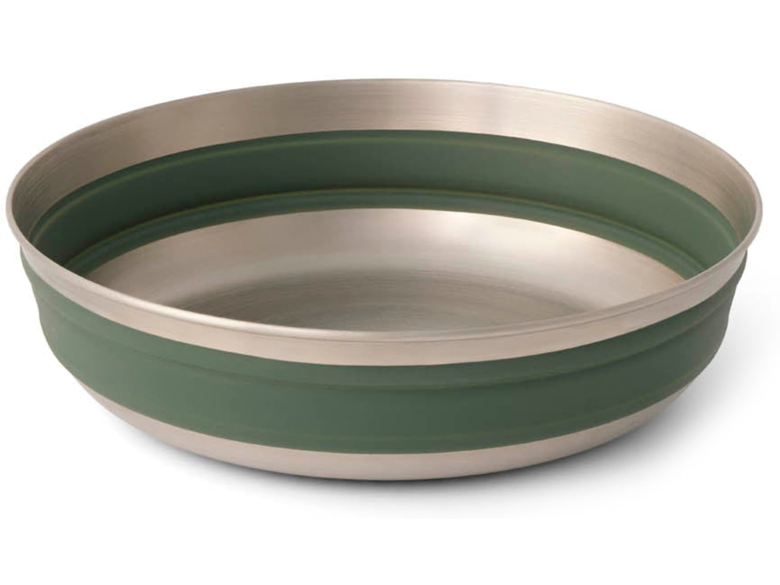 Sea to Summit Detour Stainless Steel Collapsible Bowl Laurel Wreath Green Large