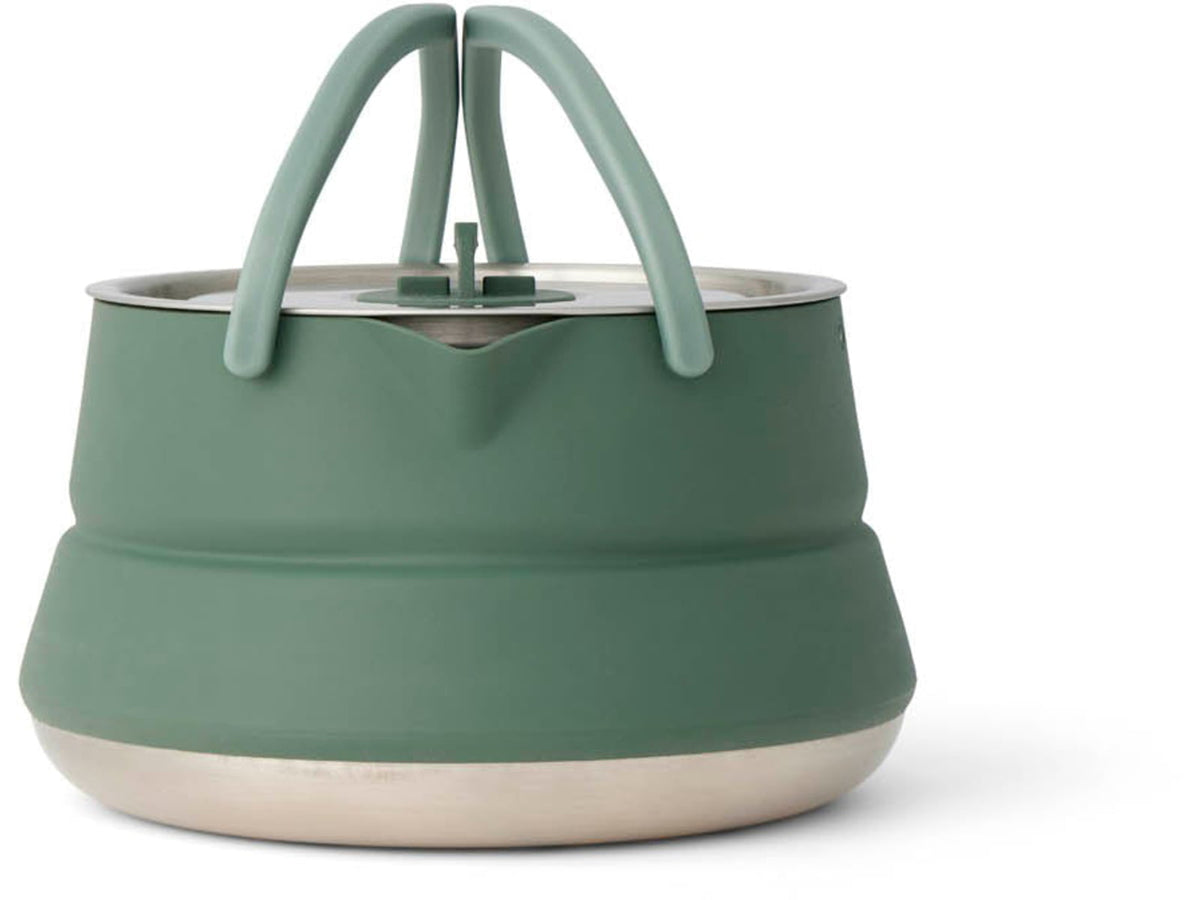Sea to Summit Detour Stainless Steel Collapsible Kettle Laurel Wreath Green A1215