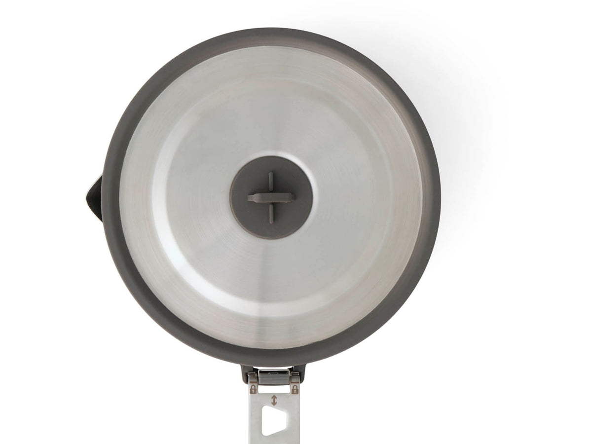 Sea to Summit Detour Stainless Steel Collapsible Pouring Pot Beluga Black