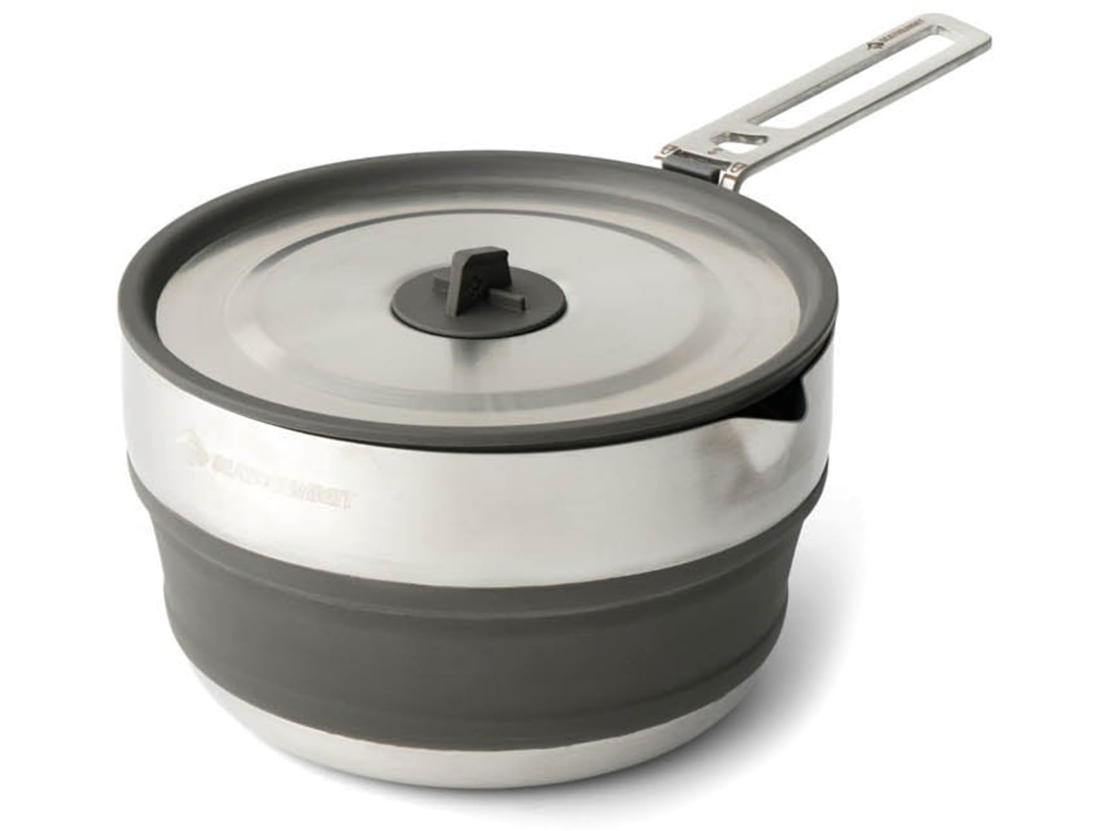 Sea to Summit Detour Stainless Steel Collapsible Pouring Pot Beluga Black