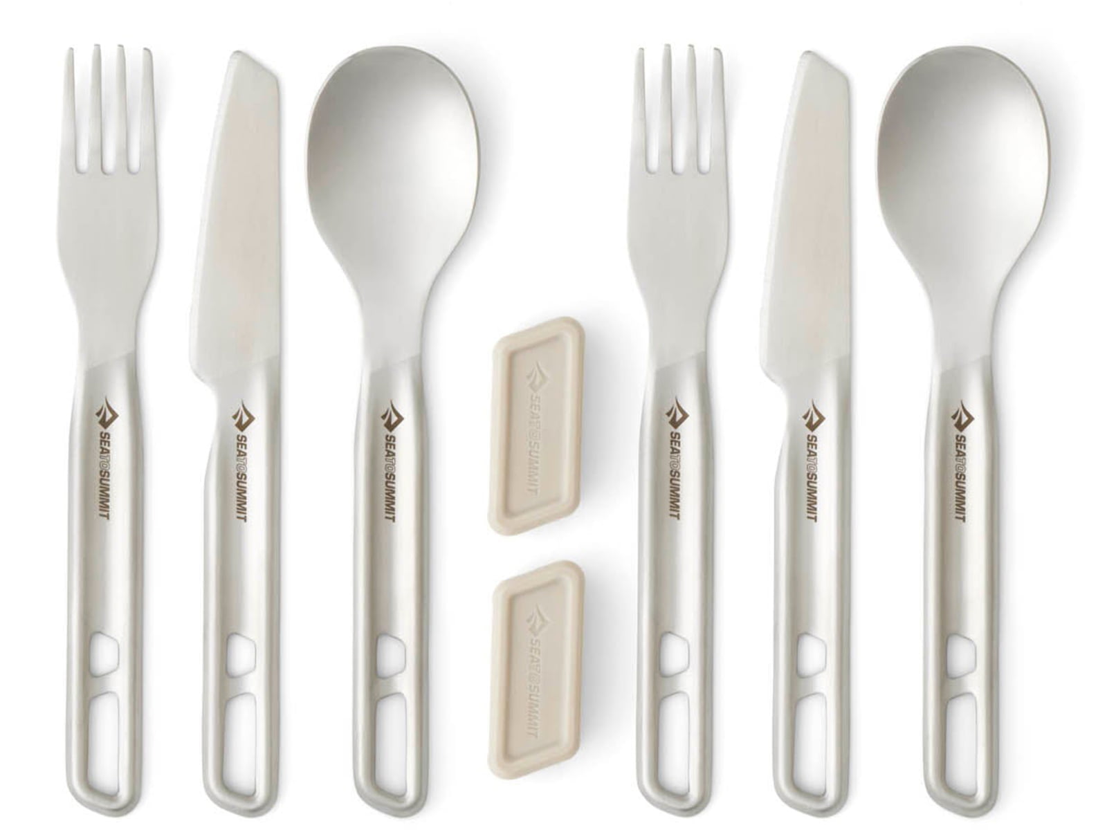 Sea to Summit Detour Stainless Steel Cutlery Set 2P 6-Piece