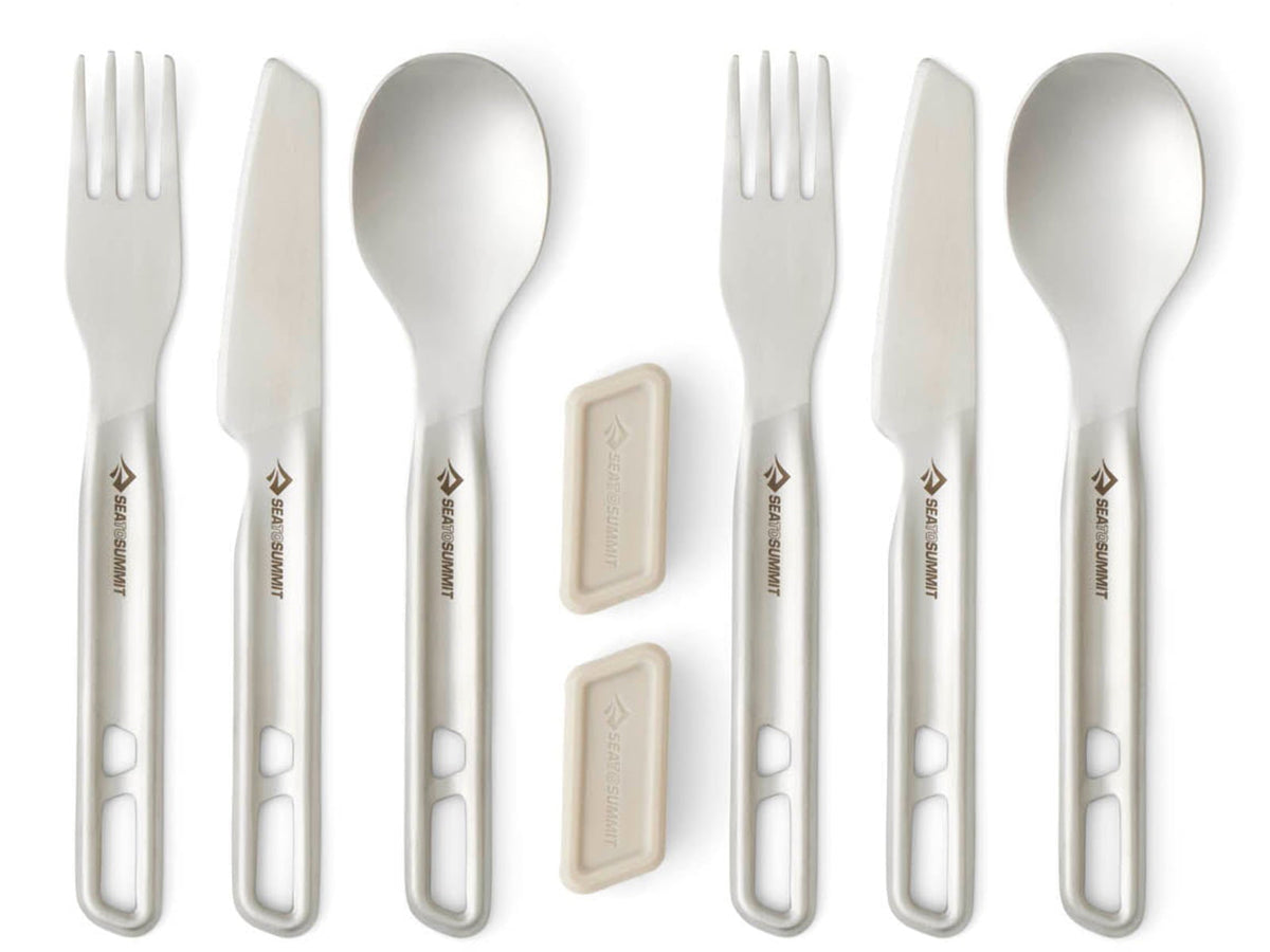 Sea to Summit Detour Stainless Steel Cutlery Set 2P 6-Piece