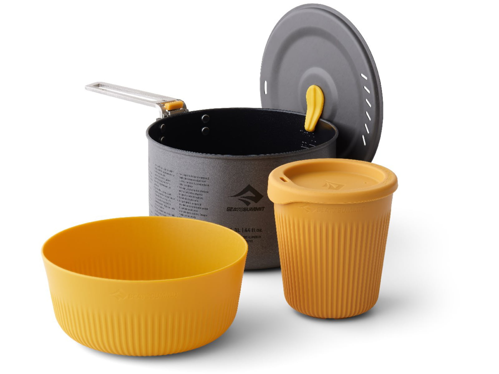 Sea to Summit Frontier UL 1.3L One Pot Cook Set - 3 Piece/1 Person Multi