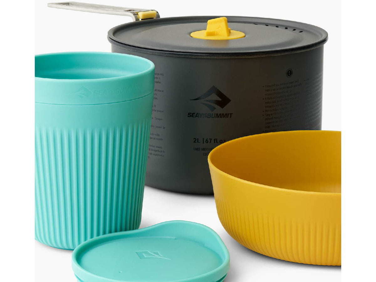 Sea to Summit Frontier UL 2L One Pot Cook Set - 3 Piece/1 Person Multi
