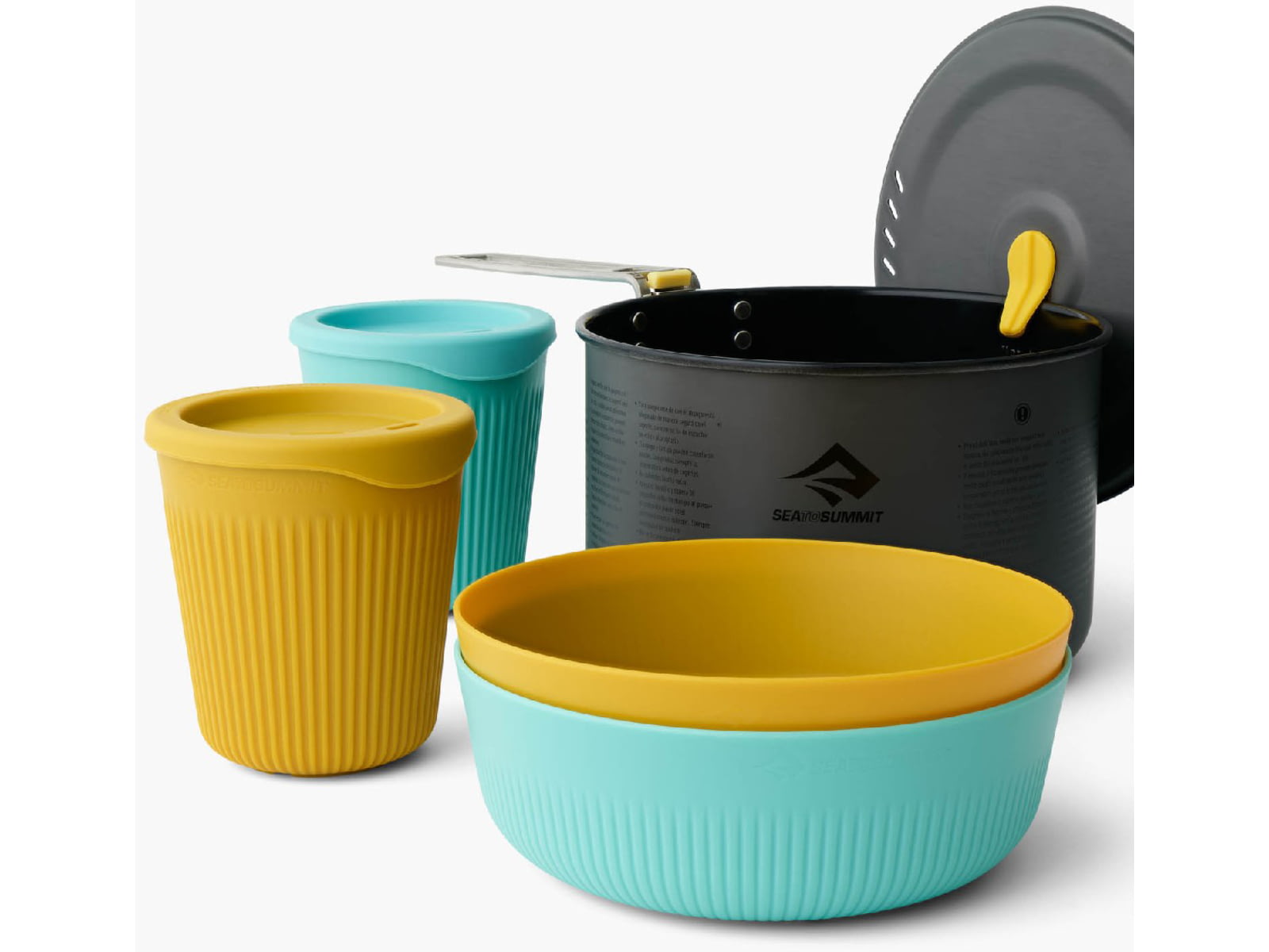 Sea to Summit Frontier UL 2L One Pot Cook Set - 5 Piece/2 Person Multi