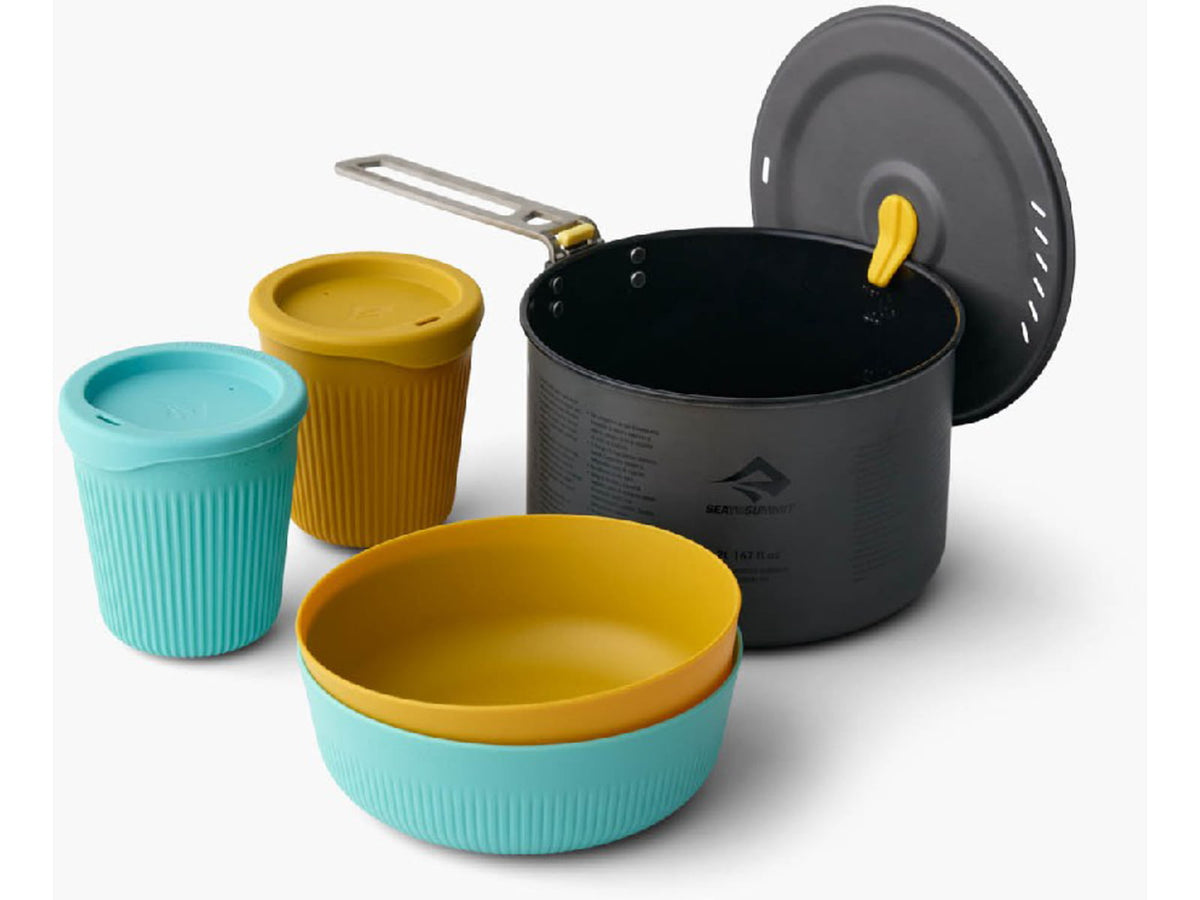 Sea to Summit Frontier UL 2L One Pot Cook Set - 5 Piece/2 Person Multi