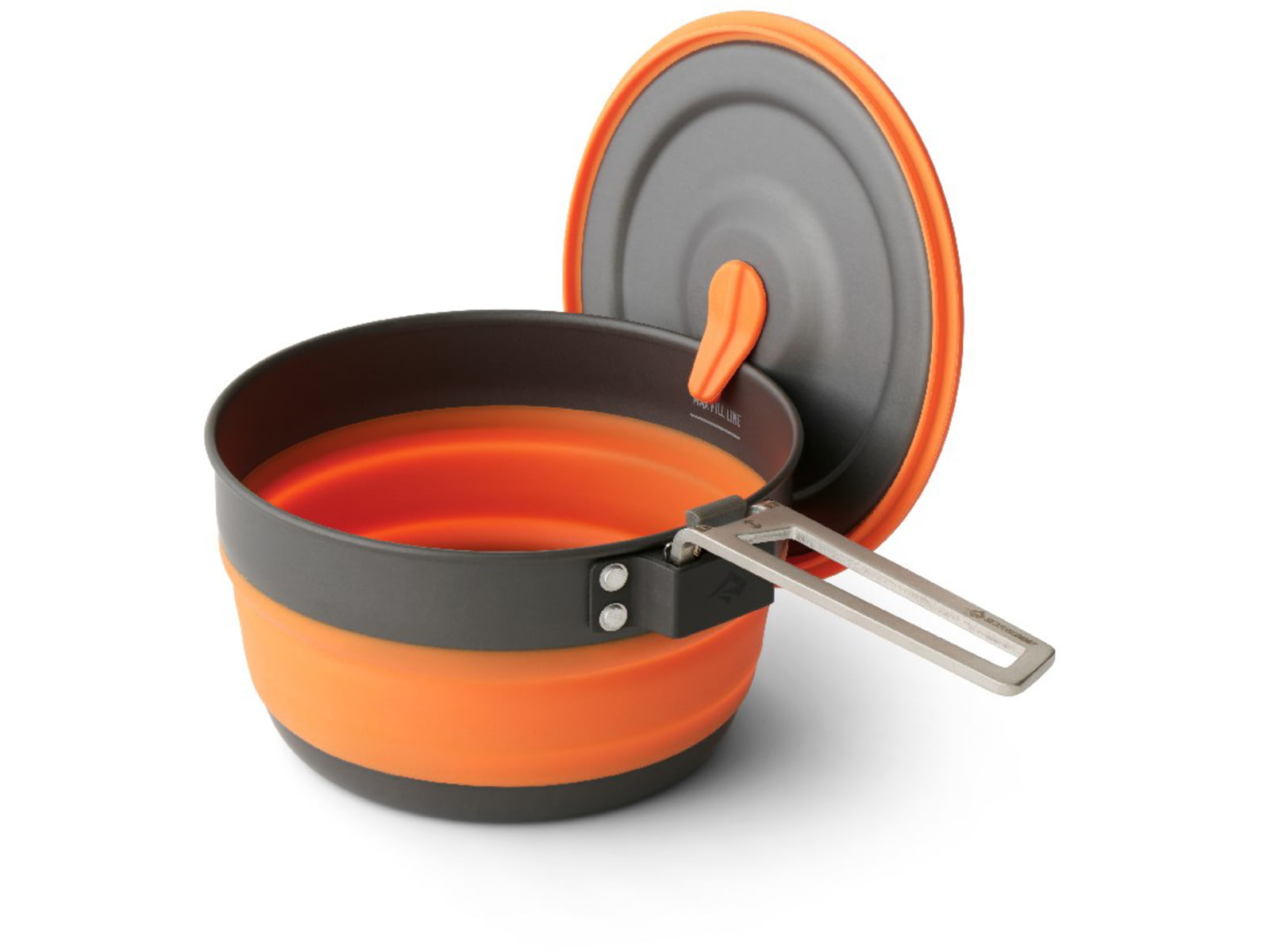 Sea to Summit Frontier UL Collapsible 1L Pot Puffin's Bill Orange