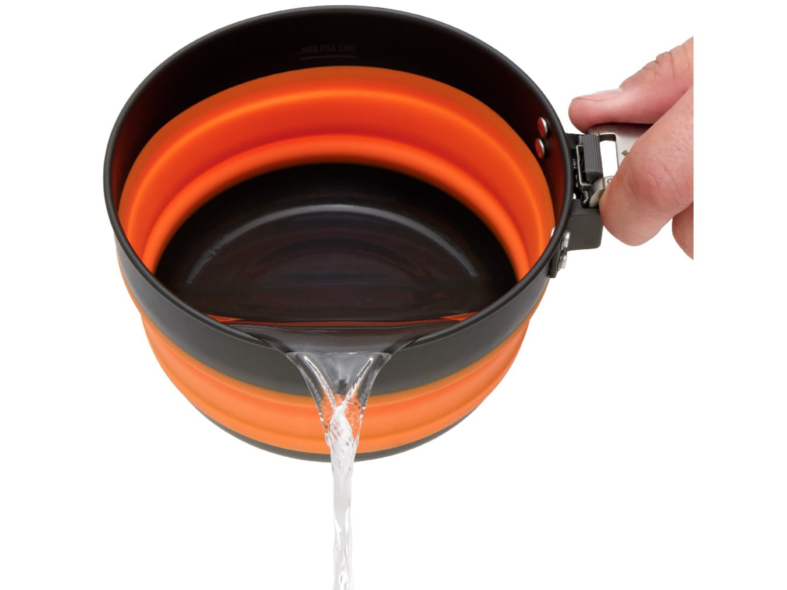 Sea to Summit Frontier UL Collapsible 1L Pot Puffin's Bill Orange