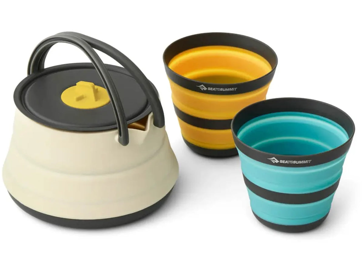 Sea to Summit Frontier UL Collapsible Kettle Cook Set - 3 Piece/2 Person Multi