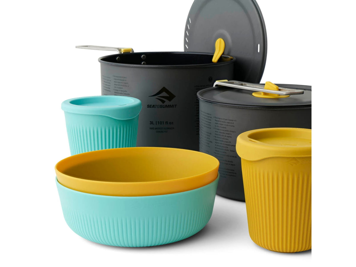 Sea to Summit Frontier UL Two Pot Cook Set 6 Piece Multicolor 2 Person