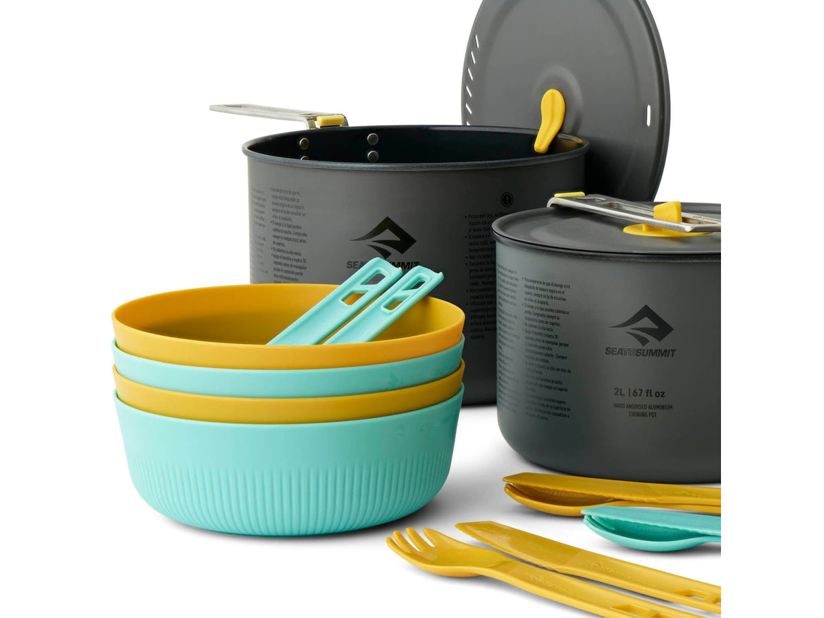 Sea to Summit Frontier UL TwoPot Cook Set 14 Pieces Multicolor 4 Person
