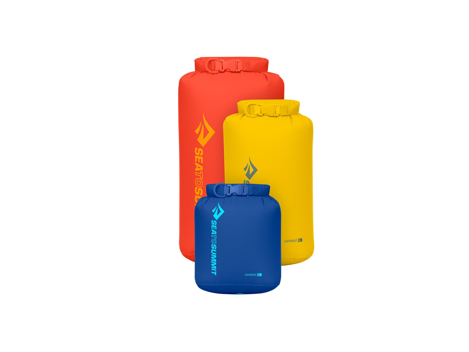 Sea to Summit Lightweight Dry Bag Set 3L Blue 5L Yellow 8L Orange Blue/Yellow/Orange