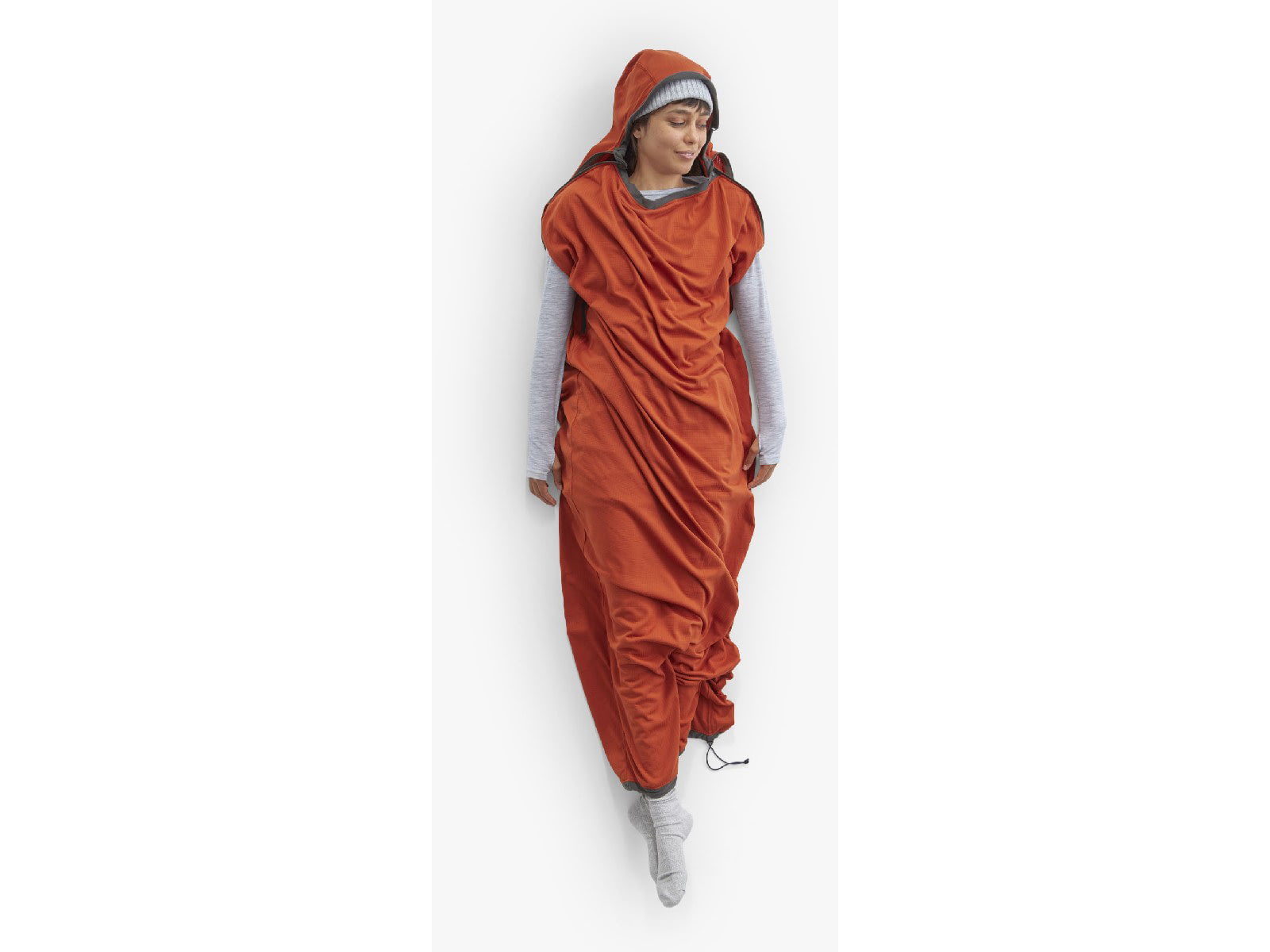 Sea to Summit Reactor Fleece Sleeping Bag Liner w/Drawcord Picante Red Compact