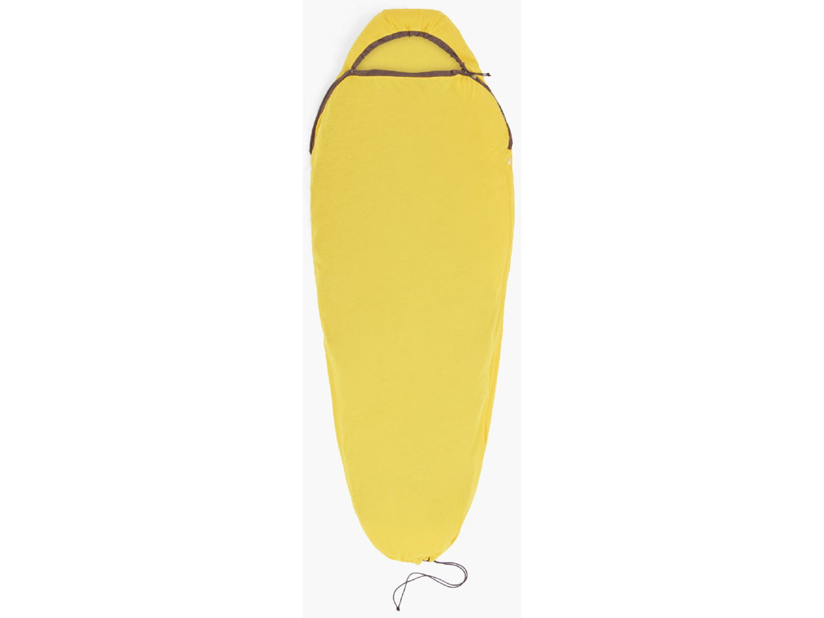 Sea to Summit Reactor Sleeping Bag Liner w/Drawcord Sulphur Yellow Compact
