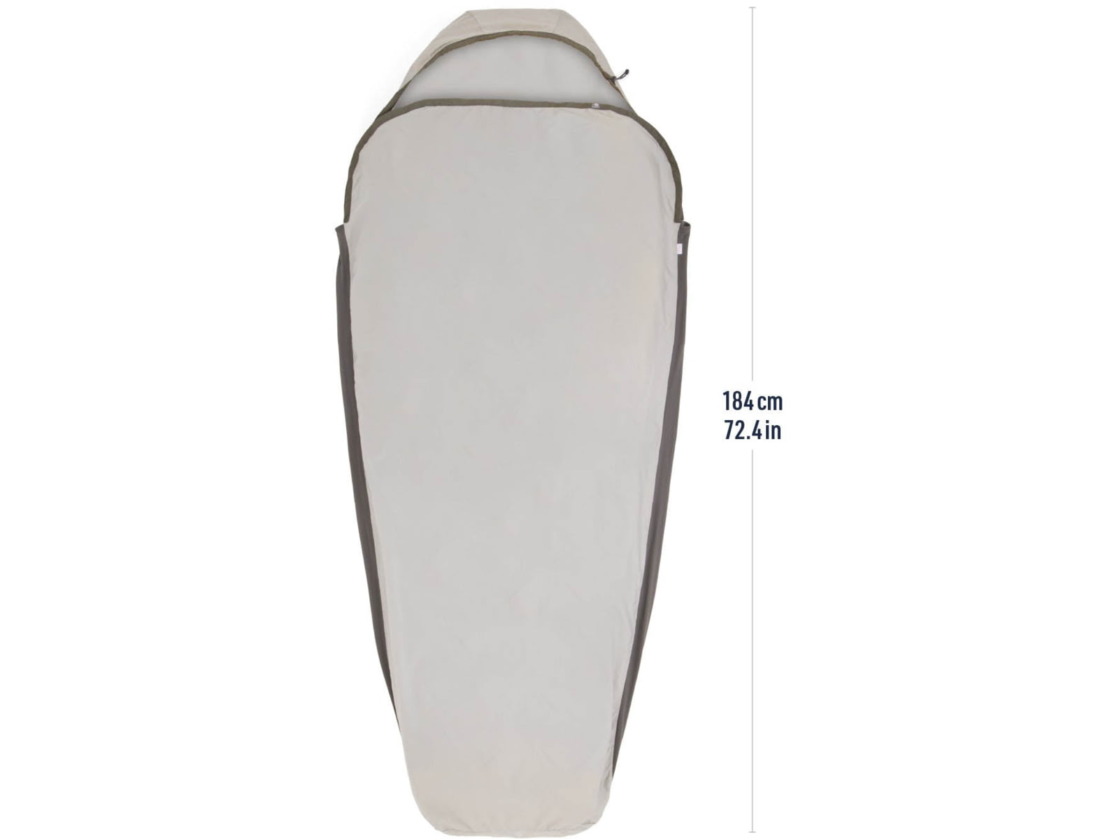 Sea to Summit Silk Blend Sleeping Bag Liner Moonstruck Grey Standard