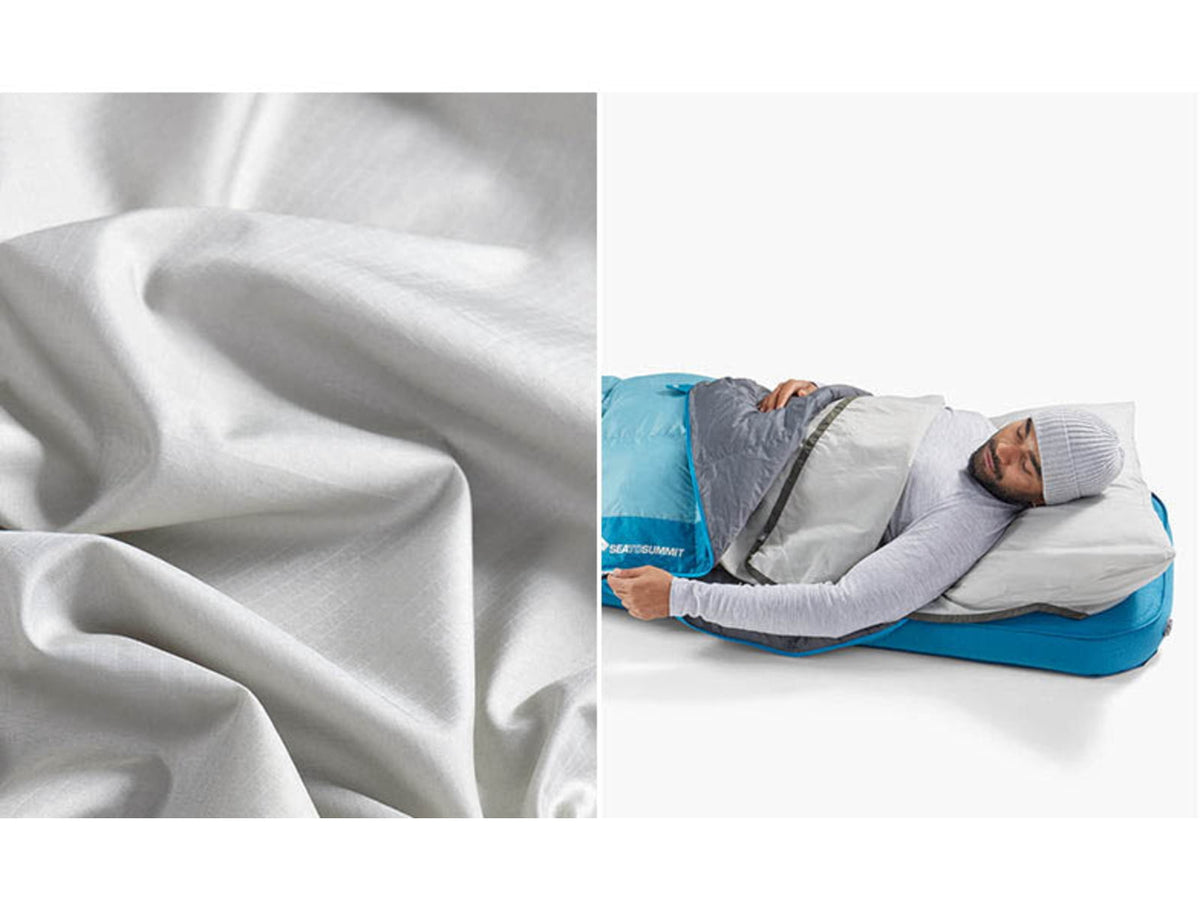 Sea to Summit Silk Blend Sleeping Bag Liner Moonstruck Grey Standard