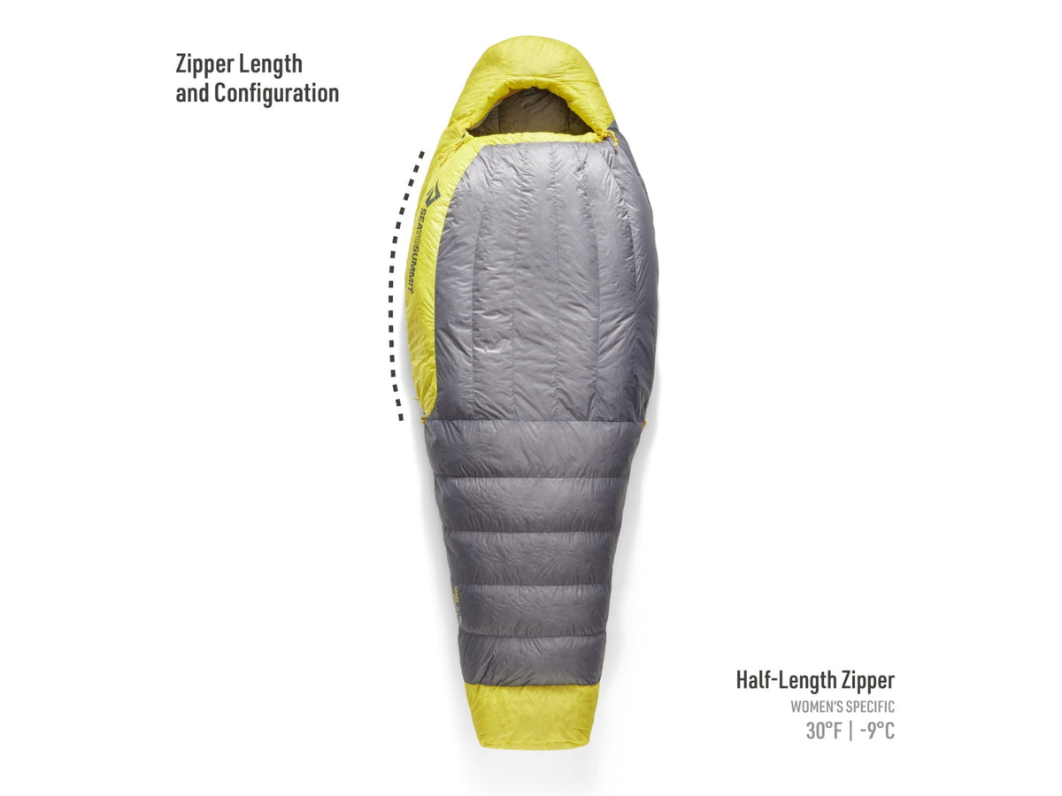 Sea to Summit Spark Down 30F/-1C Sleeping Bag - Women's Regular Pewter Grey Regular