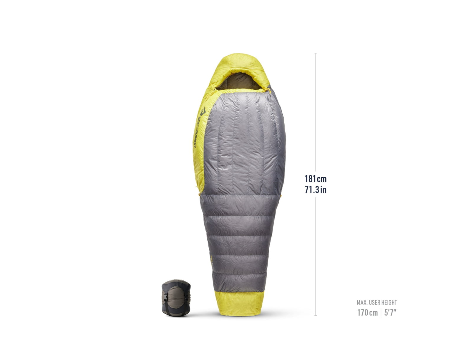 Sea to Summit Spark Down 30F/-1C Sleeping Bag - Women's Regular Pewter Grey Regular