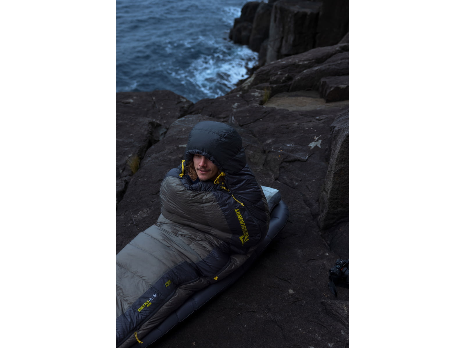 Sea to Summit Spark Pro Down 15F/-9C Sleeping Bag Regular Beluga Black Regular