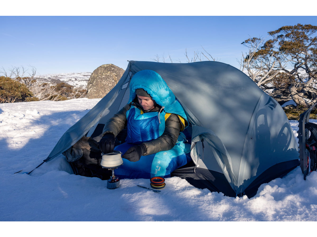 Sea to Summit Trek Down 0F/-18C Sleeping Bag Long Snorkel Blue Long