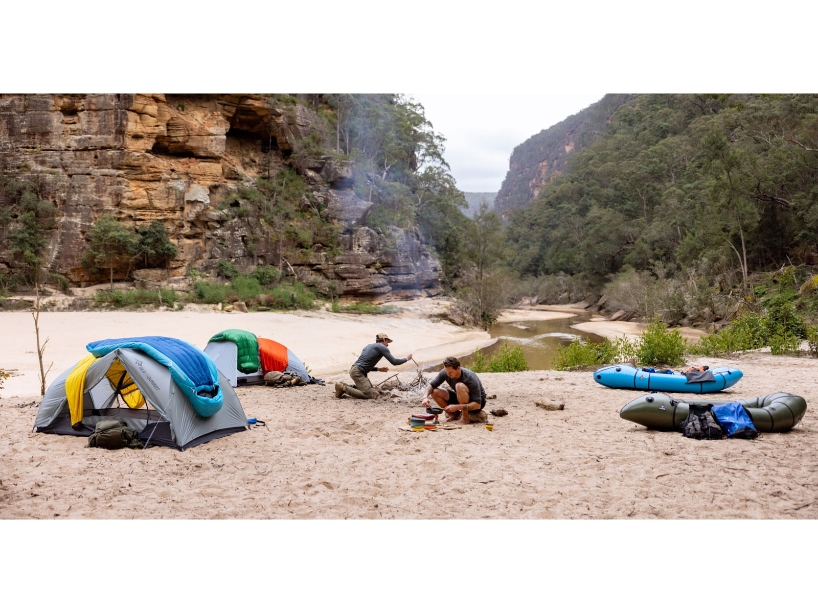Sea to Summit Trek Down 0F/-18C Sleeping Bag Long Snorkel Blue Long